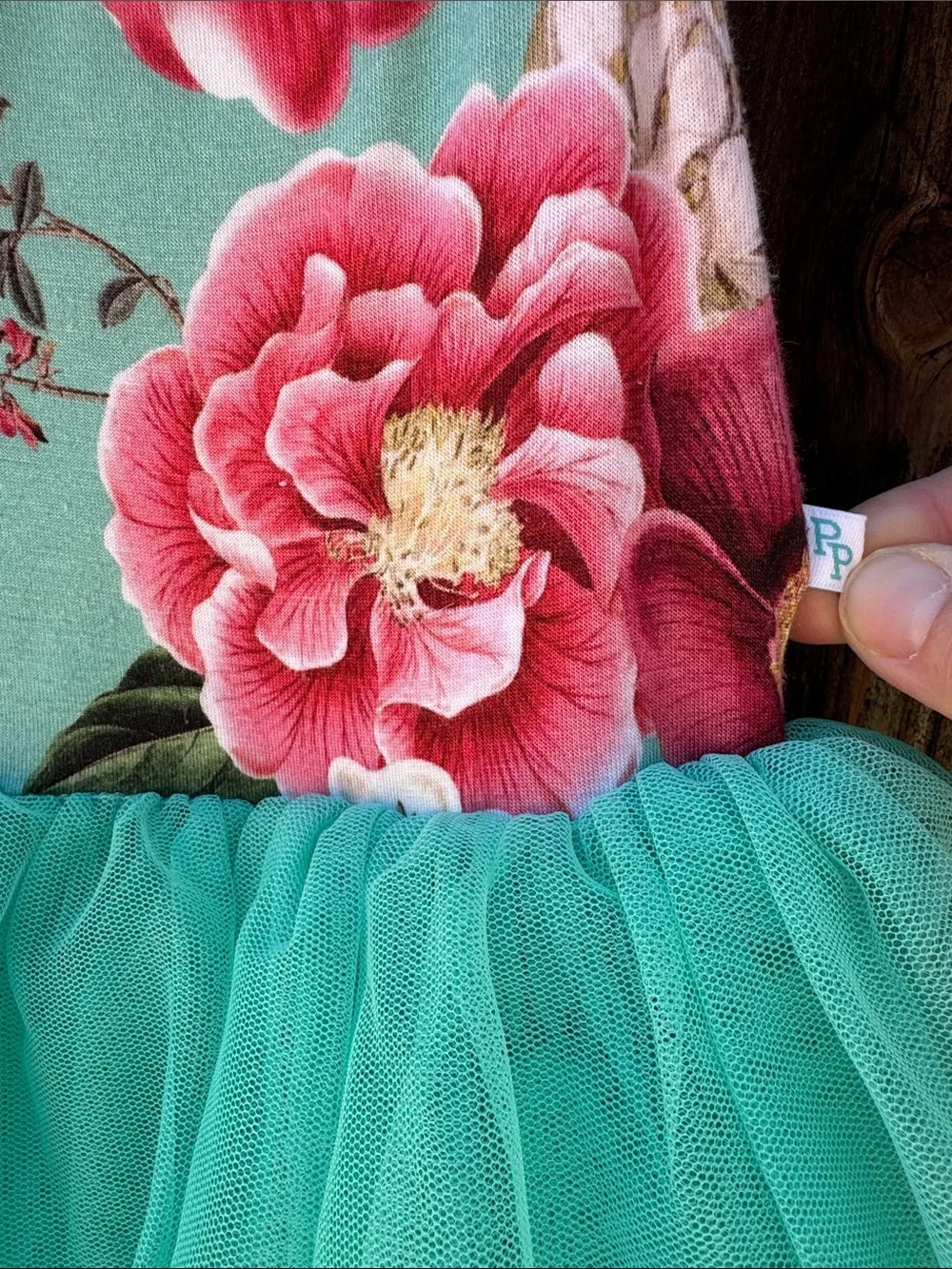 Posh Peanut Nikki Danielle Ruffled Tulle Smocked Dress
